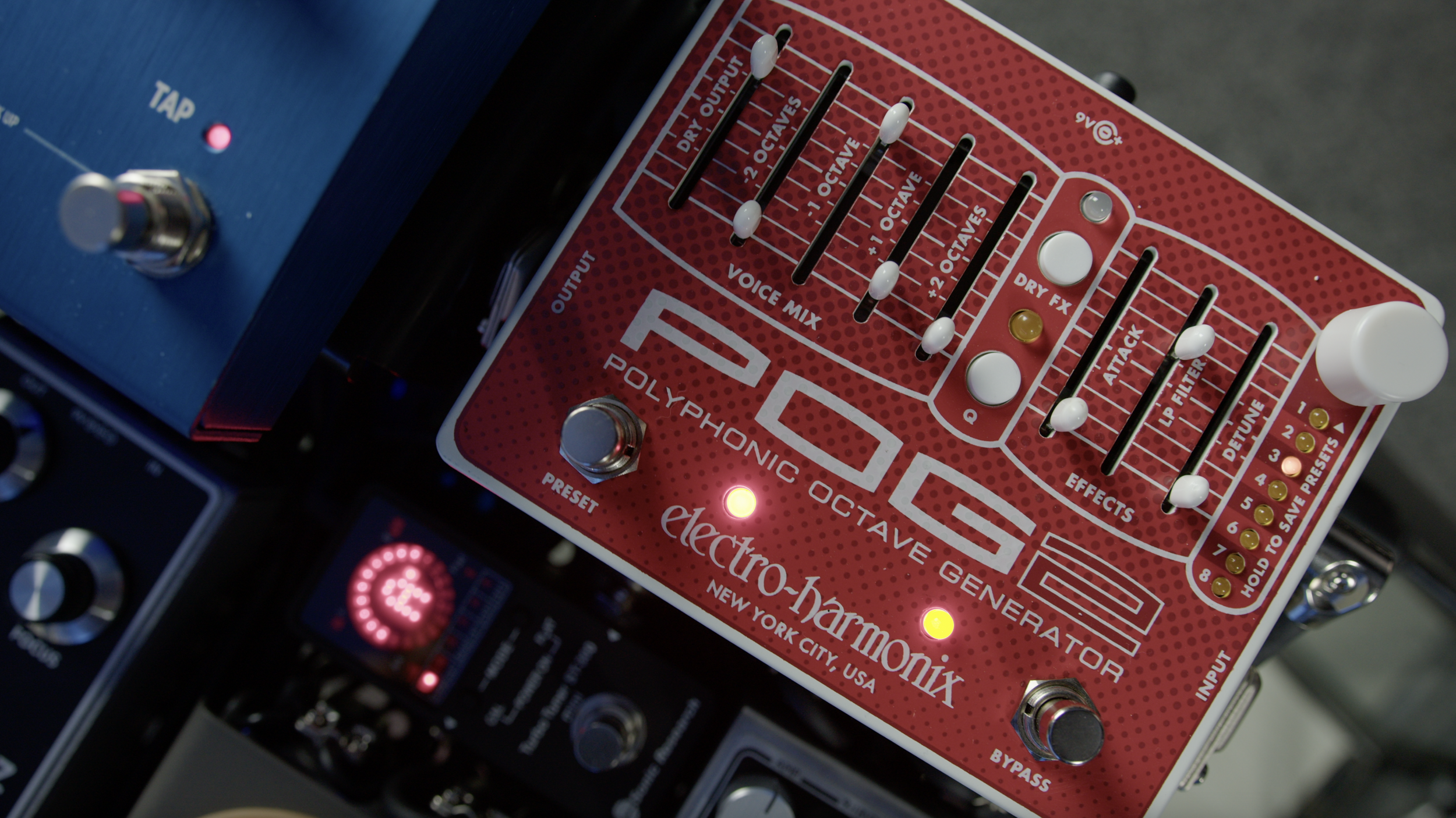 ギター electro-harmonix POG2 Electro-Harmonix POG2 Polyphonic Octave Generator Pedal
